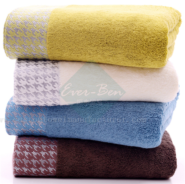 China EverBen Custom lightweight beach towel Supplier ISO Audit Embroidery Baby Towels Factory